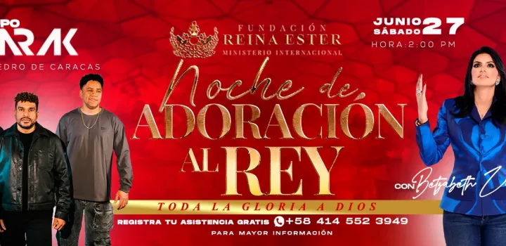 ARTE NOCHE DE ADORACIÓN AL REY HORIZONTAL