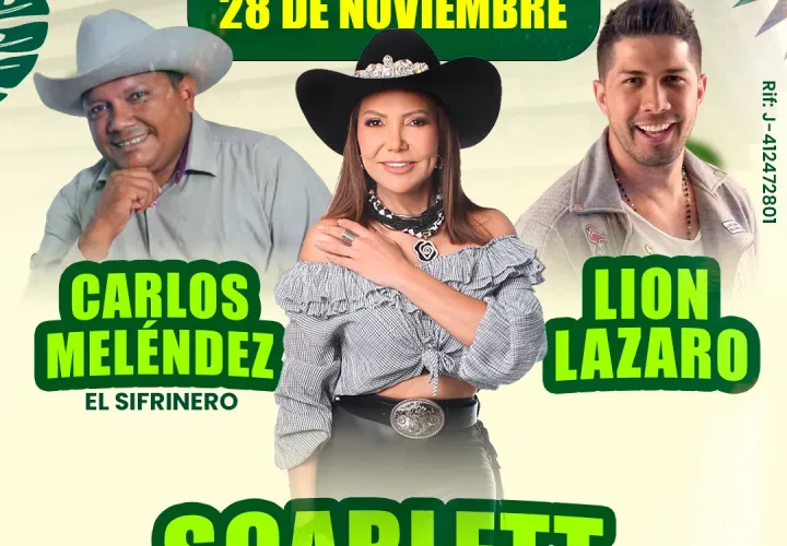 ARTE PRESENTACIÓN SCARLETT LINARES EXPOFERIA GANADERA Y AGRÍCOLA 2026