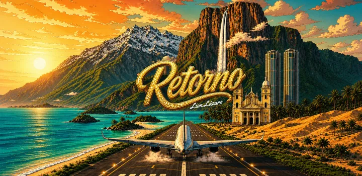 Cover art Retorno Lion Lázaro horizontal