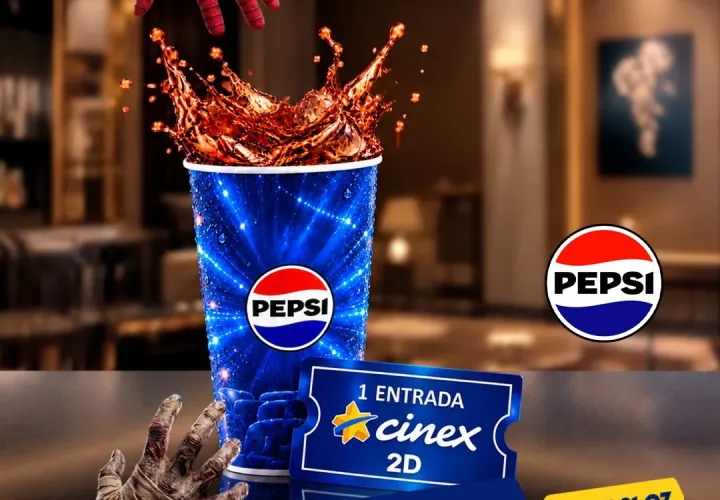 El mejor plan de la semana ya tiene nombre 🔥🎬 Con Cinexcusa disfruta de 1 Entrada 2D + 1 Pepsi