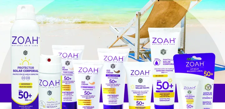 Línea Suncare de ZOAH- Portafolio completo de protección solar