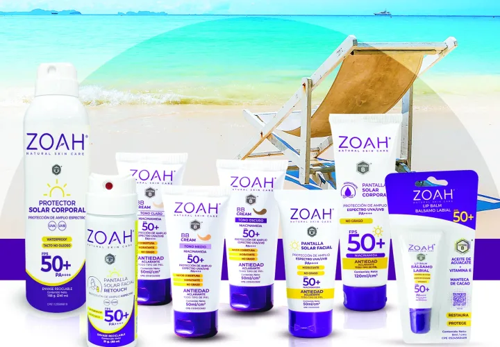 Línea Suncare de ZOAH- Portafolio completo de protección solar